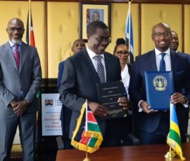 The Kenya High Commissioner H. E. Amb. Janet Mwawasi Oben participated in the signing of a Memorandum of Understanding (MoU) between the Republic of Kenya and the Republic of Rwanda to facilitate the importation of refined petroleum products through Kenya's Northern Corridor transit route. The agreement marks a significant milestone in strengthening bilateral cooperation, enhancing regional trade and energy security, and advancing economic integration within the East African region.